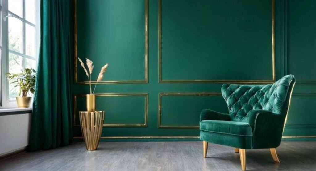 1.Deep Forest Green wall