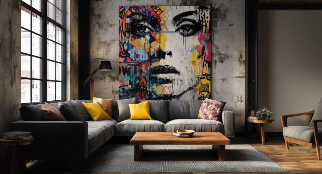 18.Oversized Statement Art.